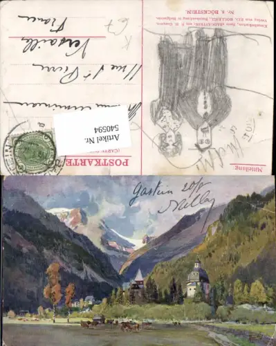 540594,Künstler AK E. H. Compton Bad Gastein