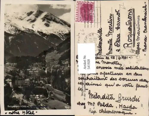 541928,Badgastein Totale Bad Gastein