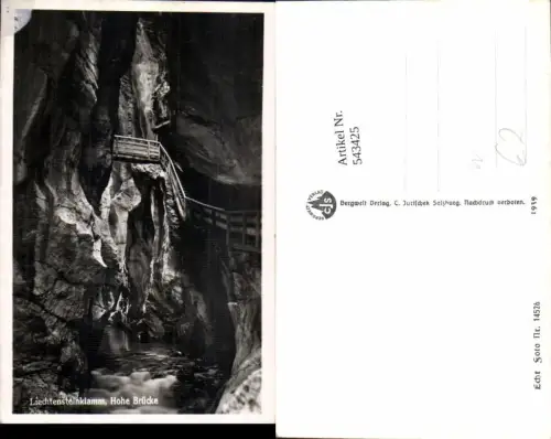 543425,Liechtensteinklamm b. St. Johann im Pongau