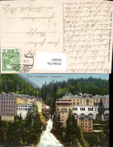 565097,Bad Gastein Wasserfall pub F. Fuchs 2131