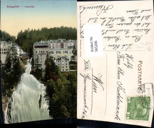 565206,Bad Gastein Wasserfall pub F. Fuchs 2078