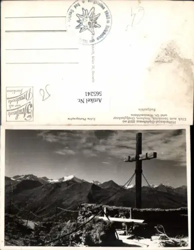 565241,Bad Gastein Hüttenkogel-Gipfelkreuz Blick z. Sonnblick Hocharn Großglockner