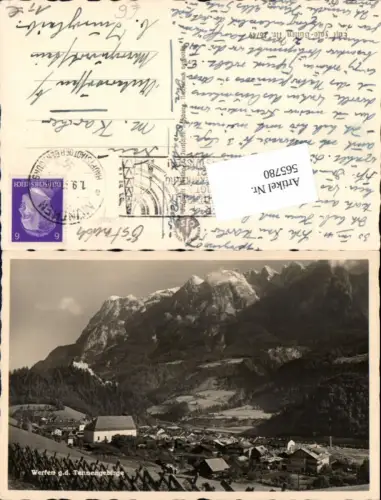 565780,Foto Ak Werfen g. d. Tennengebirge
