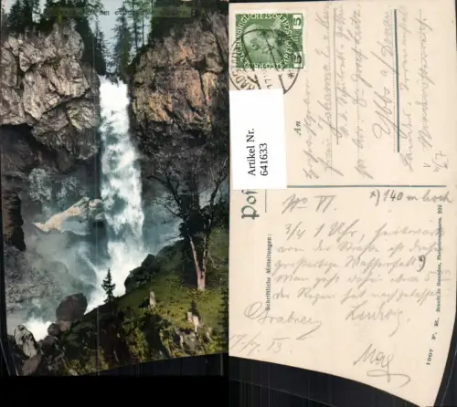 641633,Johannes-Fall a. Radstätter Tauern Obertauern Johannesfall pub F. E. Brandt 902
