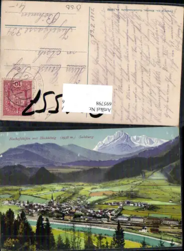 695798 Bischofshofen m. Hochkönig pub Purger e Co. 13662