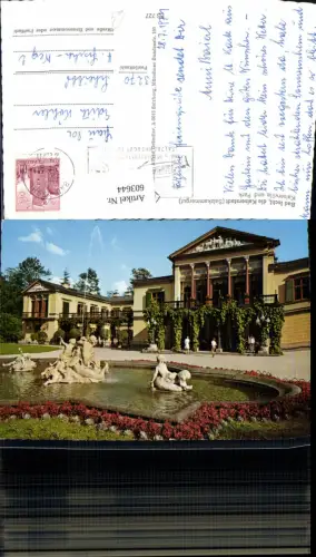 603644,Bad Ischl Kaiservilla u. Park Springbrunnen Brunnen