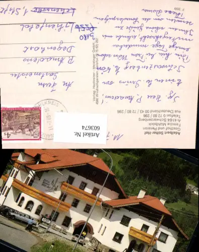 603674,Schwarzenberg Adalbert Stifter-Hof Gasthof Pension