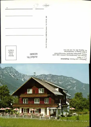 603680,Steeg a. Hallstättersee Gasthaus u. Pension Bergheimat