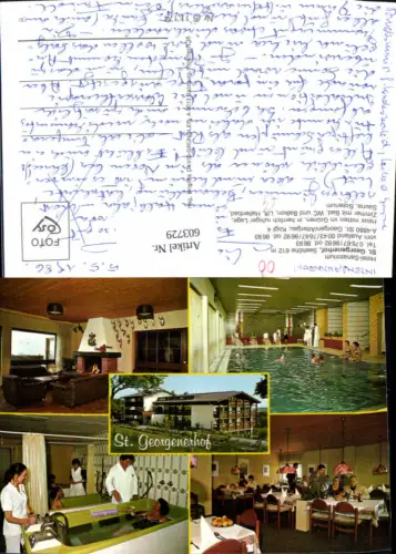603729,Mehrbild Ak St Georgen i. Attergau St Georgenhof Hallenbad