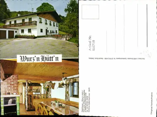 606719,Mehrbild Ak Gschwandt bei Gmunden Gasthaus Wurzn Hüttn