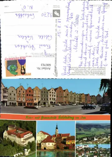 606763,Mehrbild Ak Schärding a. Inn Wassertor Kuranstalt Neuhaus-Schärding