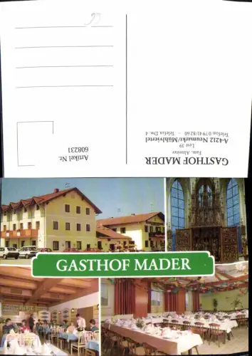 608231,Mehrbild Ak Neumarkt i. Mühlviertel Gasthof Mader
