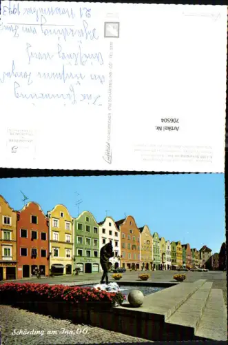 706504 Schärding am Inn Brunnen Stadtplatz