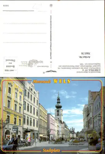 706578 Wels Stadtplatz Litfaßsäule