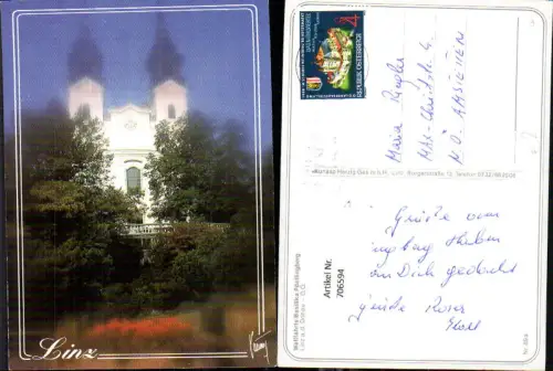 706594 Linz a. d. Donau Wallfahrtskirche Pöstlingberg