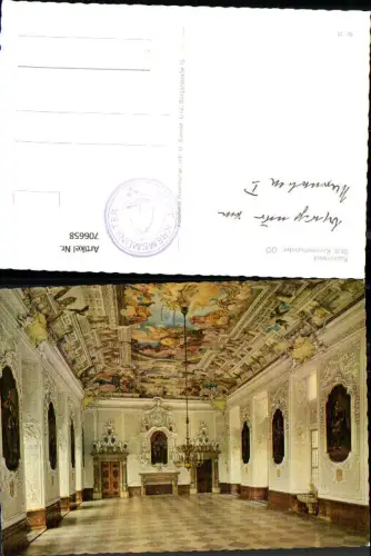 706658 Stift Kremsmünster Kaisersaal Luster Interieur