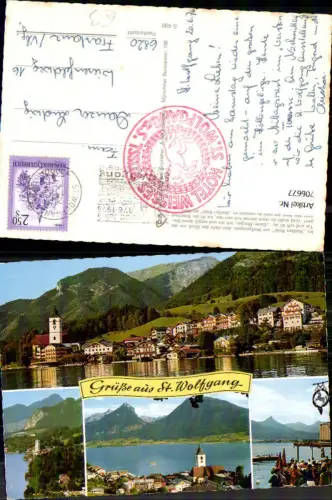 706677 Mehrbild AK St Wolfgang im Salzkammergut Weissen Rössl