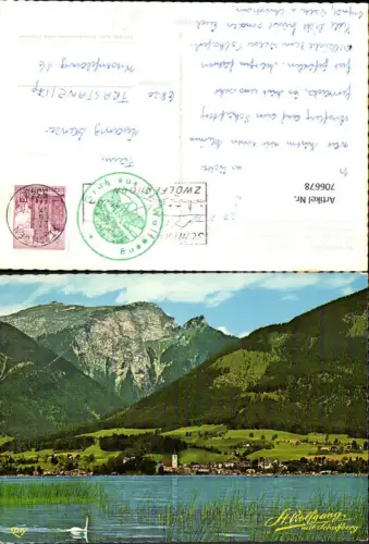 706678 St Wolfgang im Salzkammergut mit Schafberg