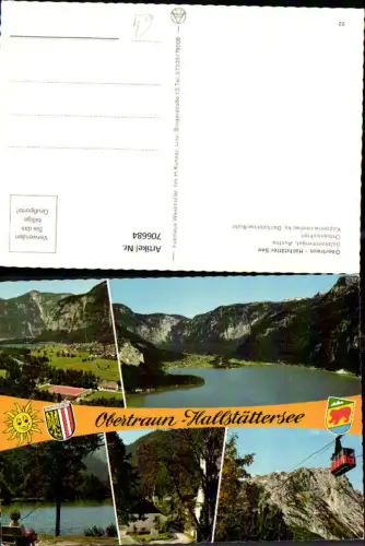 706684 Mehrbild AK Obertraun Hallstättersee Seilbahn Gondel