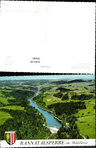 706685 Rannatalsperre im Mühlkreis Altenhot Hofkirchen Neustift u. Oberkappel pub Alpine Luftbild FÖ 55788