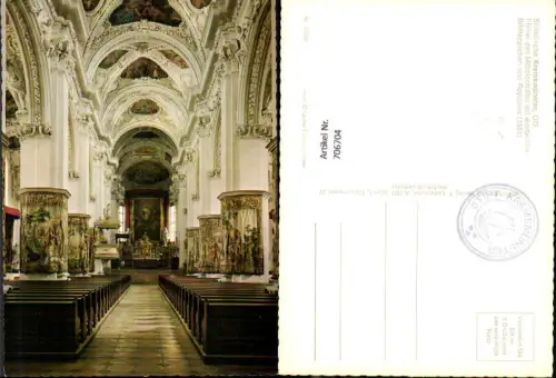 706704 Kremsmünster Stiftskirche Innenansicht