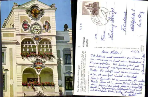 706710 Gmunden Glockenspiel a. Rathaus