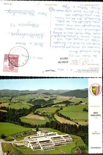 706719 Fliegeraufnahme Bad Kreuzen pub Alpine Luftbild FÖ 61852