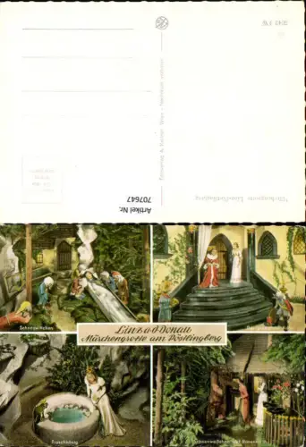 707647 Mehrbild AK Linz Pöstlingberg Märchengrotte Zwerge