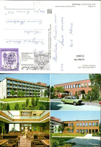 711842 Mehrbild AK Bad Hall Kurheim Justus VW Bus