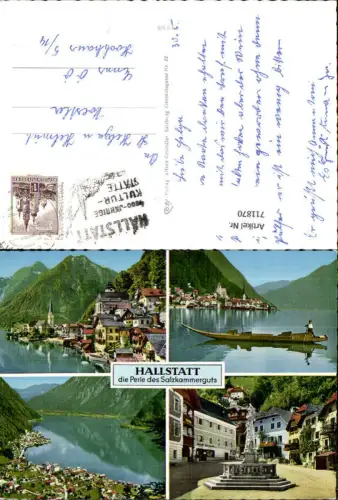 711870 Mehrbild AK Hallstatt Salzkammergut Zille Ansichten
