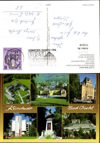 712819 Mehrbild AK Bad Ischl Reha-Zentrum Kaiservilla Kurhotel Denkmal Dr. Wirer