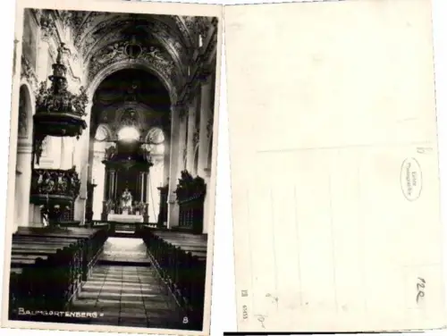 65918,Baumgartenberg Kirche Innen Bez Perg