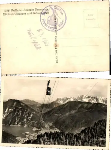 66012,Seilbahn Bergbahn Ebensee Feuerkogel