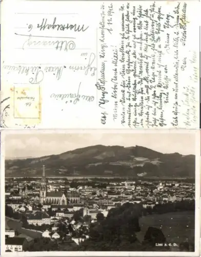 66055,Linz a.d. Donau Rare Partie am Ortsrand 1940