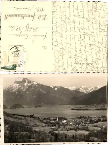 66232,Mondsee mit Schafberg 1940