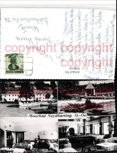 470510,Bad Wimsbach-Neydharting Moorbad Kurhaus Mehrbildkarte