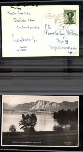 186008,Irrsee m. Drachenwand u. Dachstein b. Zell a. Moos Foto Ak