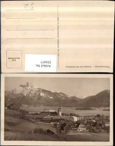 235477,Mondsee Totale m. d. Schafberg pub F. E. Brandt 0106