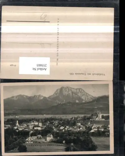 255003,Vöcklabruck Totale m. Traunstein pub F. E. Brandt 223