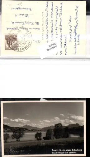 306508,Irrsee See b. Zell am Moos geg. Schafberg Drachenwand u. Schober