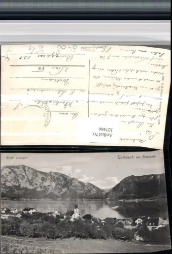 327466,Unterach am Attersee Teilansicht Bergkulisse pub F. E. Brandt 1673