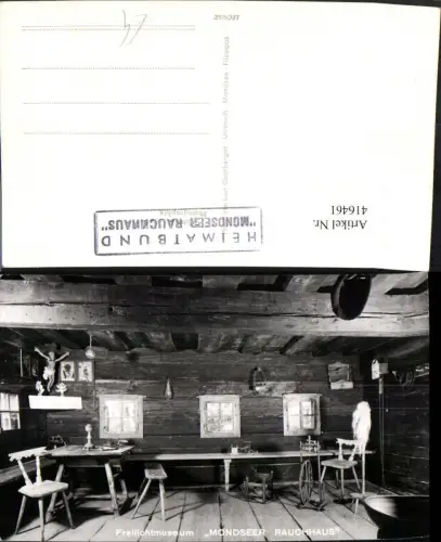 416461,Mondsee Freilichtmuseum Mondseer Rauchhaus Innenansicht