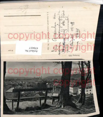 470437,Attnang Teilansicht Ausblick pub F. E. Brandt 1094