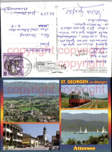 476284,St. Georgen im Attergau Totale Eisenbahn pub Alpine Luftbild 3460