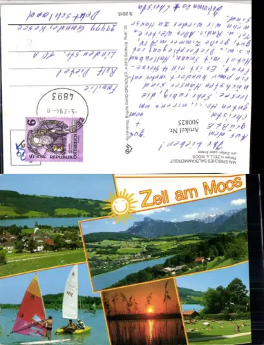 500825,Zell am Moos Totale Segler Liegewiese Mehrbildkarte