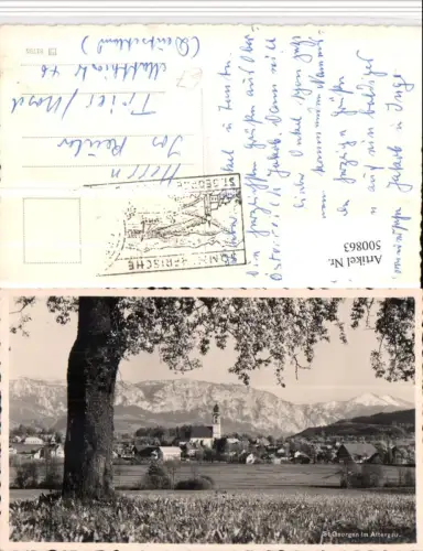 500863,St. Georgen im Attergau Totale Bergkulisse