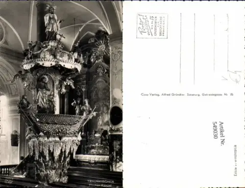 549030,Traunkirchen Fischer Kanzel Kirche