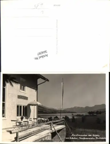 564297,Foto Ak Zell am Moos Forellenstation a. Irrsee m. Schober Drachenwand u. Dachstein