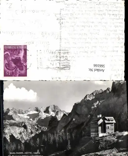 566166,Gablonzerhütte Gosau Dachstein