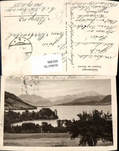 602406,Schörfling Schloss Kammer a. Attersee Salzkammergut pub F. E. Brandt 0122